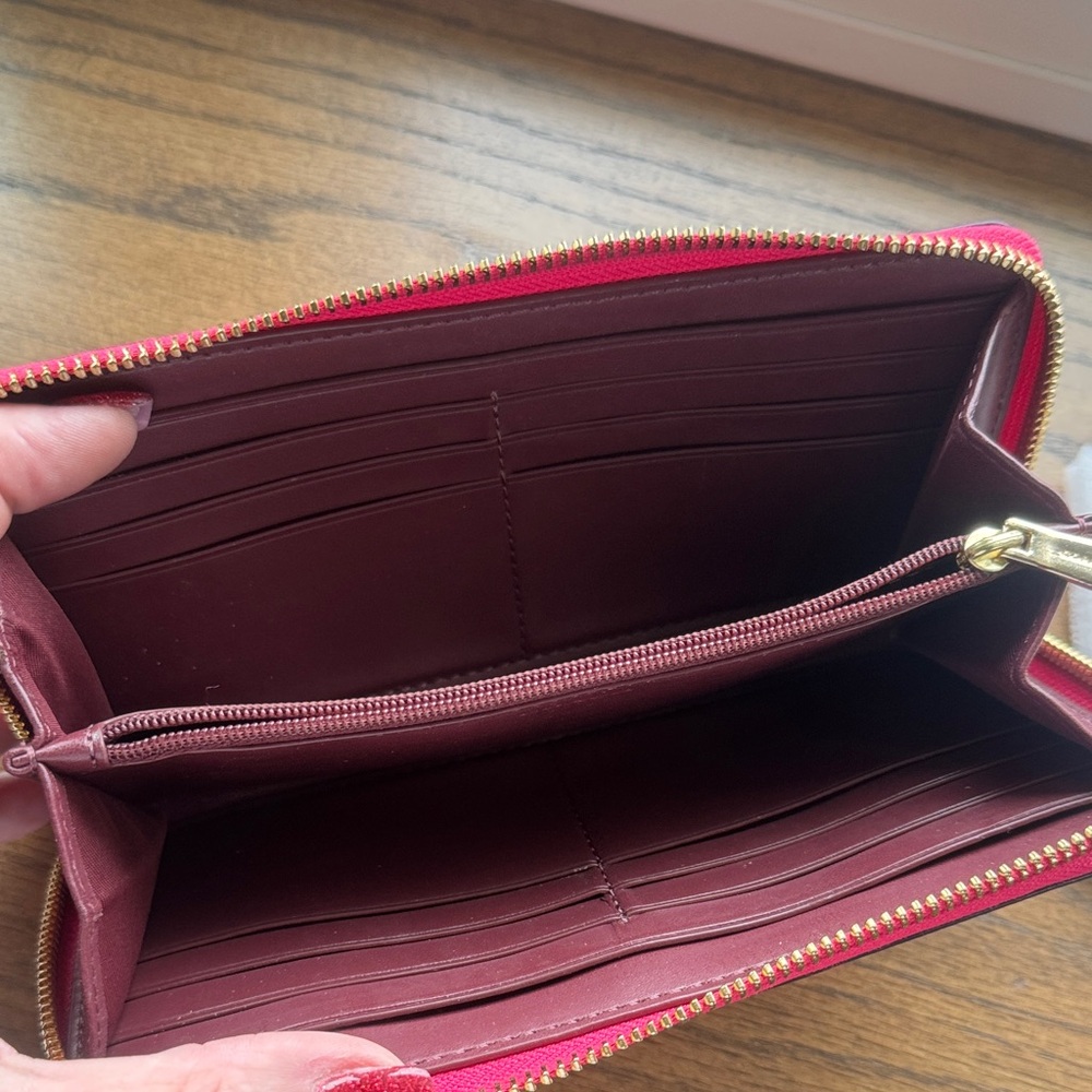 Coach Pink Floral Wallet - Picture 2 of 3